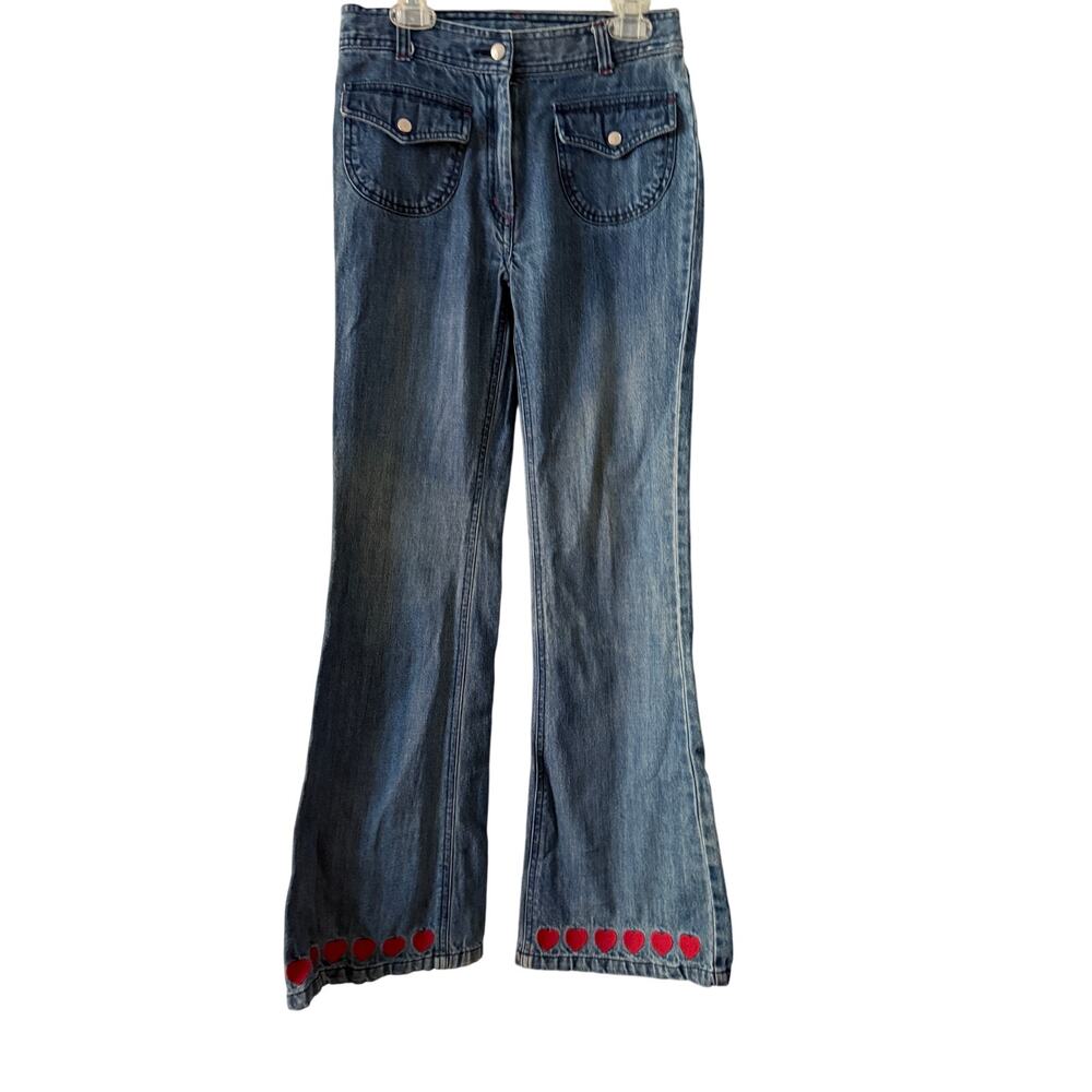 Y2k Gymboree Girls Jeans with Hearts Size 12